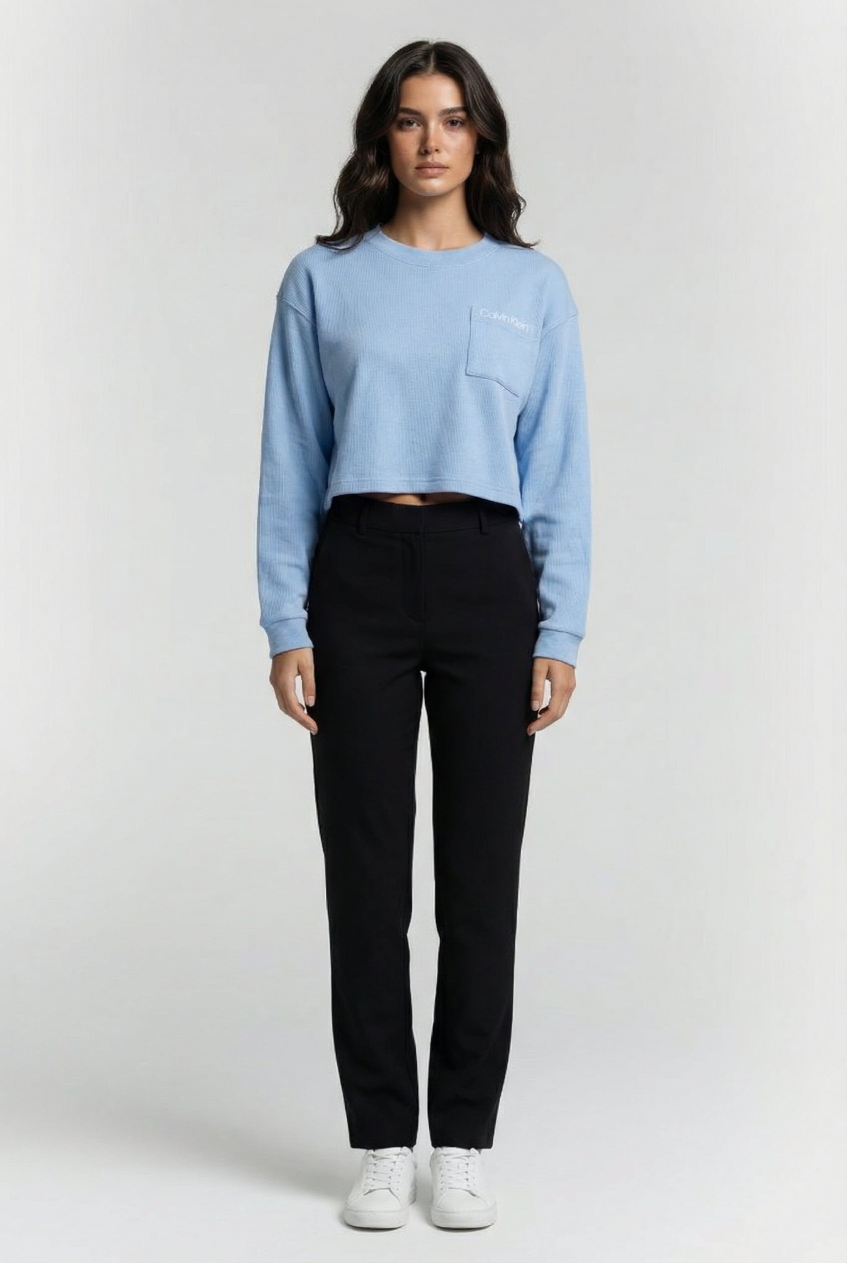 LOGO JERSEY LS CROP FROZEN FJORD 1