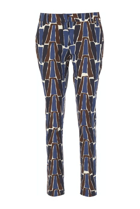 COTTON CHINO PANTS BLUE W90195 1