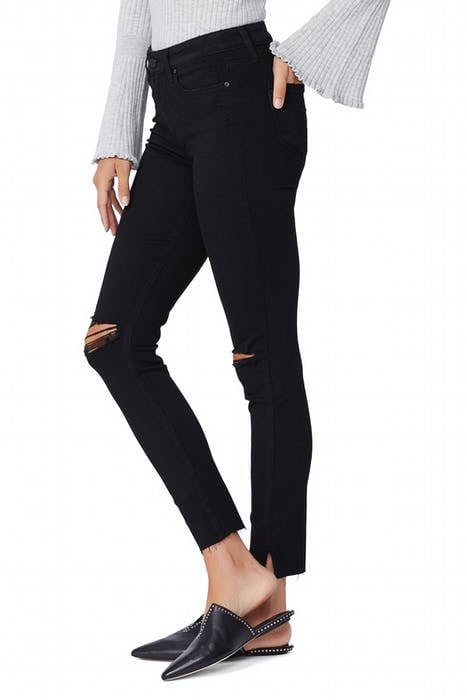 HOXTON ANKLE OTSM SLIT RAW HEM BLACK DAWN DESTRUCTED 2