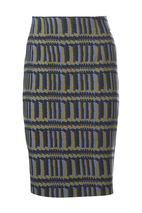 SKIRT WITH DARTS PRINT 1