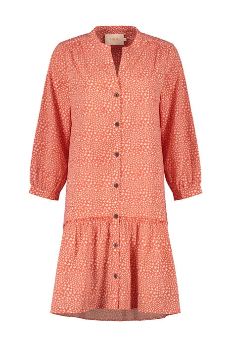 LADIES TUVALU DROP WAIST DRESS ORANGE NEW MARMELADE 3