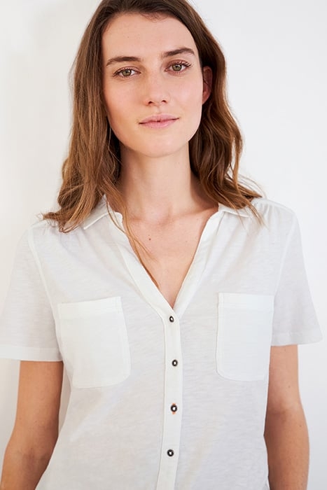 PENNY POCKET JERSEY SHIRT BRILLIANT WHITE 5