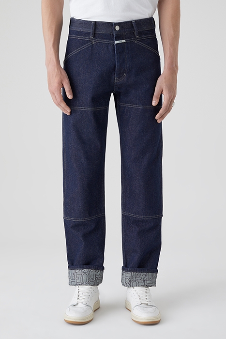 X-WORKS STRAIGHT JEANS DARK BLUE 1