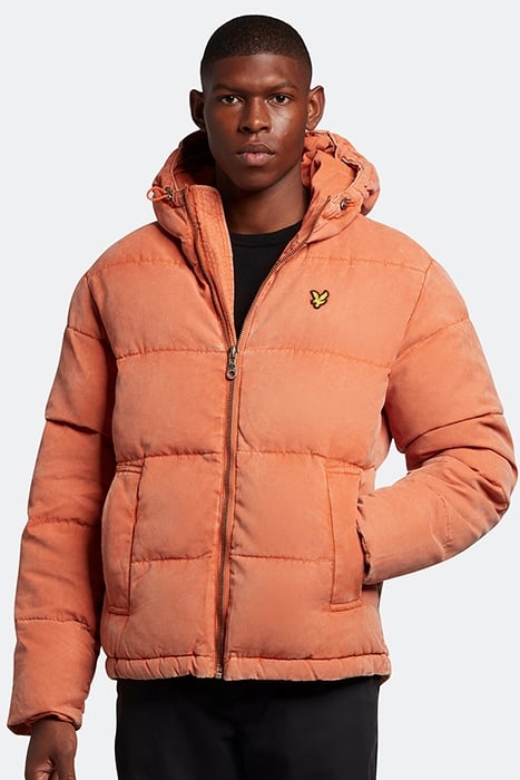 WASHED WADDED JACKET VICTORY ORANGE 1