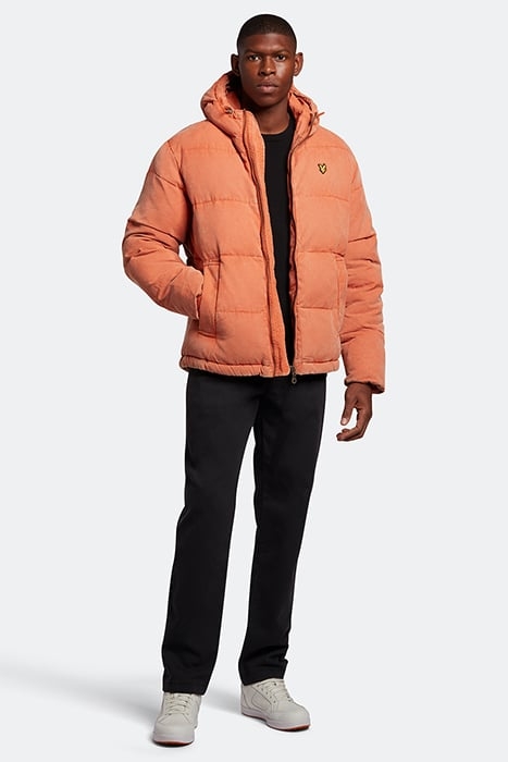 WASHED WADDED JACKET VICTORY ORANGE 3