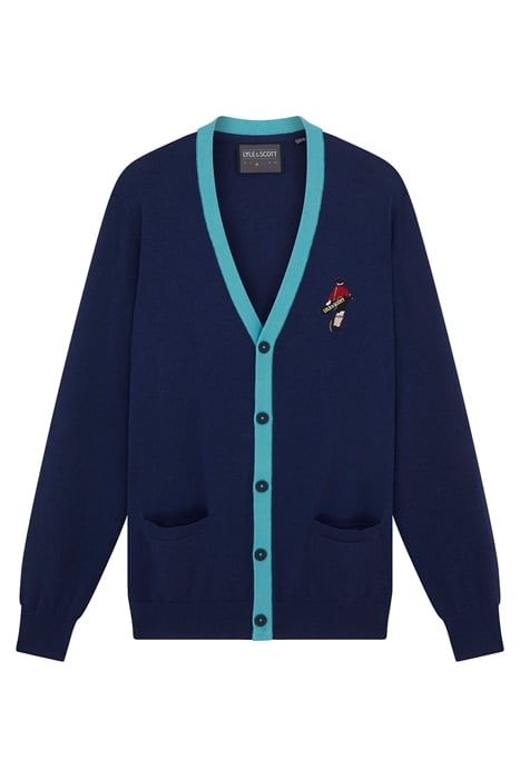 GOLF PLAYER KNITTED CARDIGAN Z05 NAVY 5