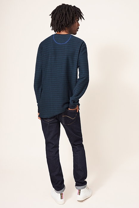 HOLTON STRIPE T-SHIRT DARK NAVY 3