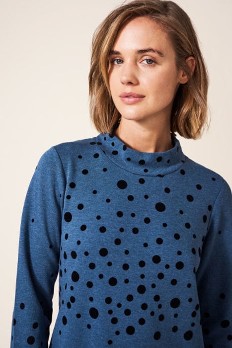 BEA FLOCK JERSEY DRE BLUE 3