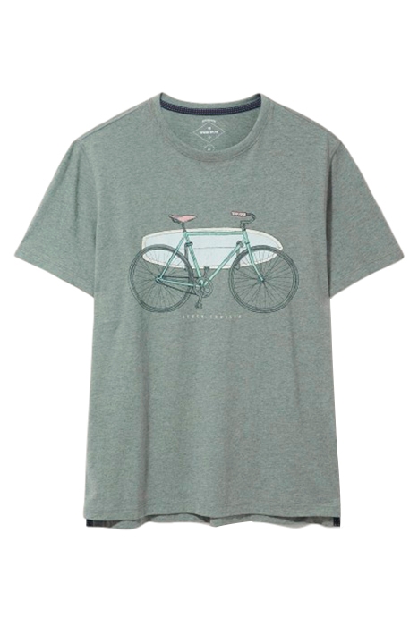 BEACH CRUSIER GRAPHIC TEE DUS GREEN 1