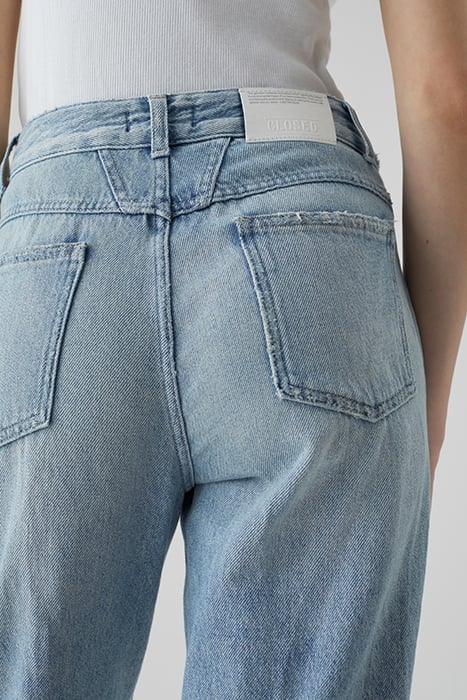 WOMEN PEDAL PUSHER JEANS LIGHT BLUE 7