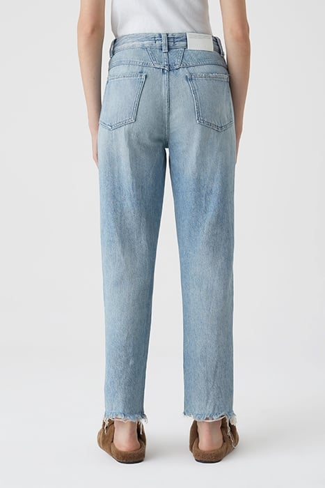 WOMEN PEDAL PUSHER JEANS LIGHT BLUE 2