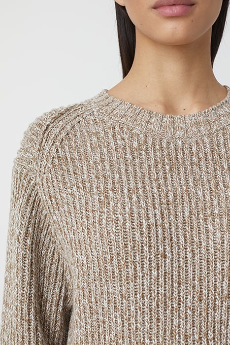WOMEN CREW LONG SLEEVE KNITS NUTMEG 4