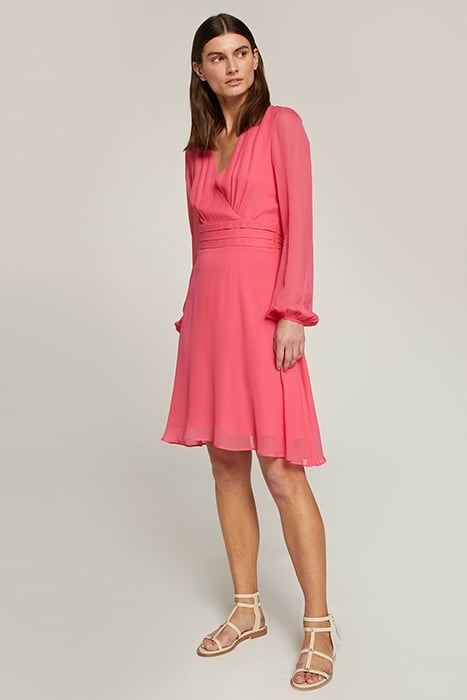 SHORT GEORGETTE DRESS RED 3