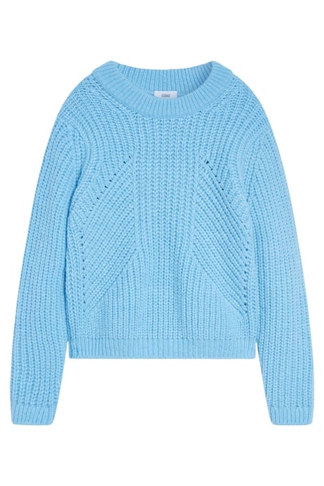 CREW NECK LONG SLEEVE KNITS BRIGHT OCEAN 5