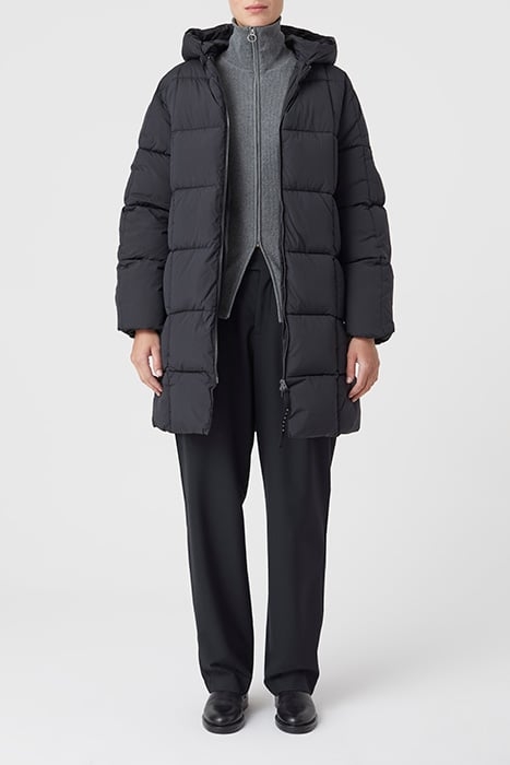 QUILTED COAT BLACK 3