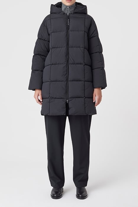 QUILTED COAT BLACK 1