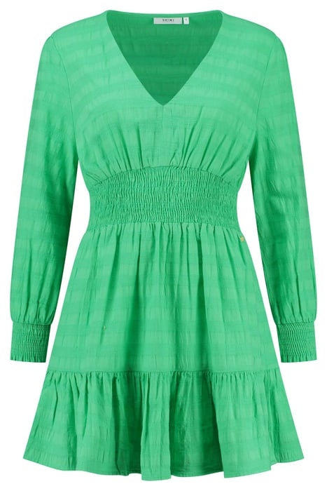 ZARAGOSA DRESS TASMANIA STRIPE FRESH GREEN 5