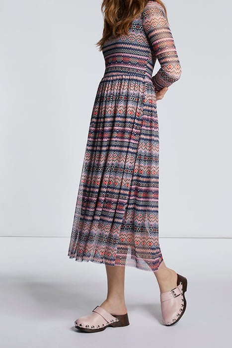 MESH DRESS RECYCLED ROSEWATER 2
