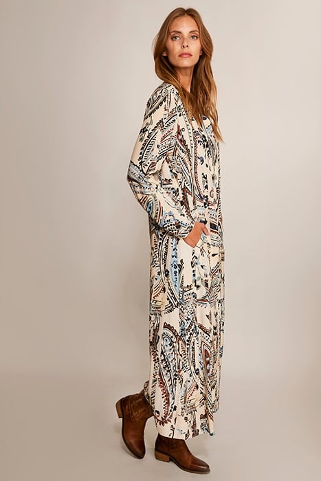 DRESS WITH V-OPENING MULTI 5