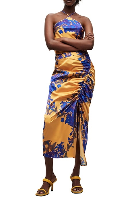 CARLA VENETIA SKIRT ORANGE 2