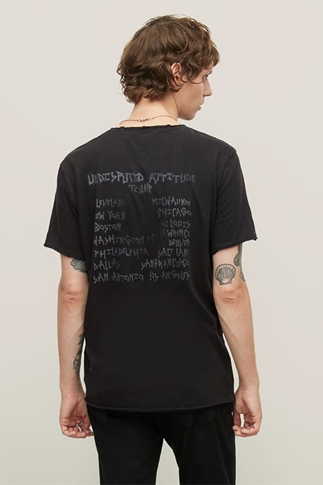 SS RAW EDGE TEE VINTAGE WASH - SLAYER UNDISPUTED A BLACK 2