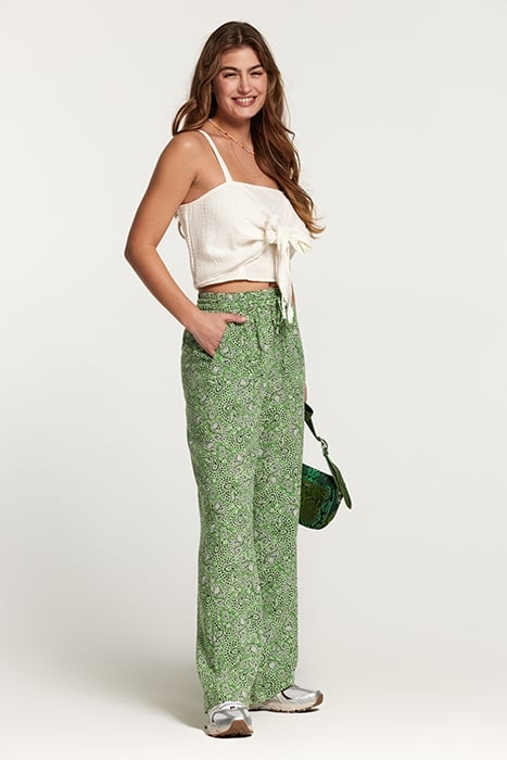 MONACO TROUSERS POOLSIDE PAISLEY KELLY GREEN KELLY GREEN 7