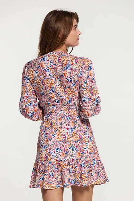 LADIES ZARAGOSA DRESS COLOURED PAISLEY MULTI PAISLEY 2