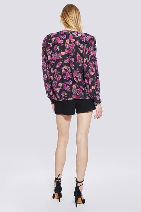 TOOL BLOUSE IN BLACK/PINK 3