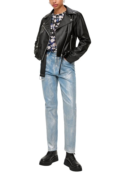 QS FEMALE BLOUSES GREY/BLACK 4