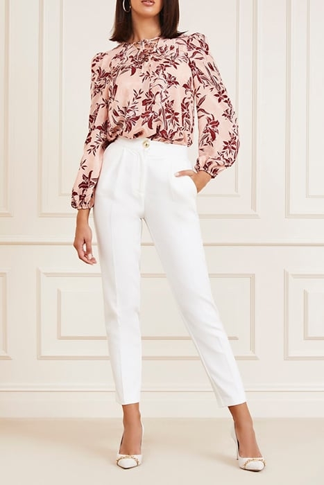 SUNBURST LACEUP BLOU BLOUSE BLUSH 3