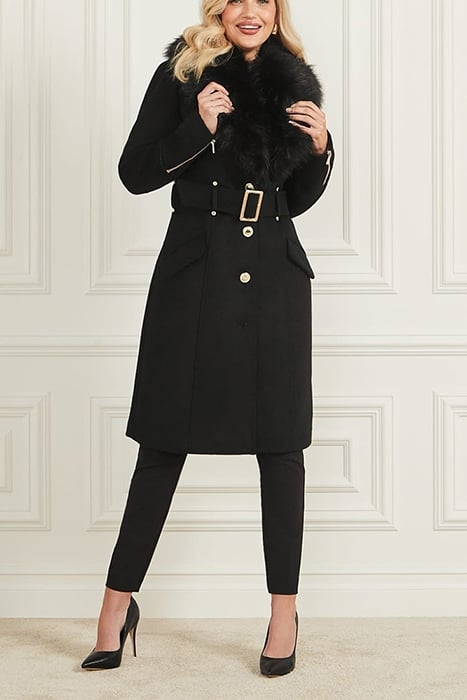 ALICE COAT JET BLACK TRENCH 2