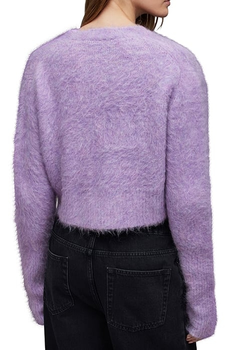 WICK BRUSHED CARDI LILAC HAZE 2