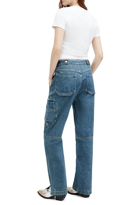 FLORENCE CARGO TROUS VINTAGE INDIGO 3