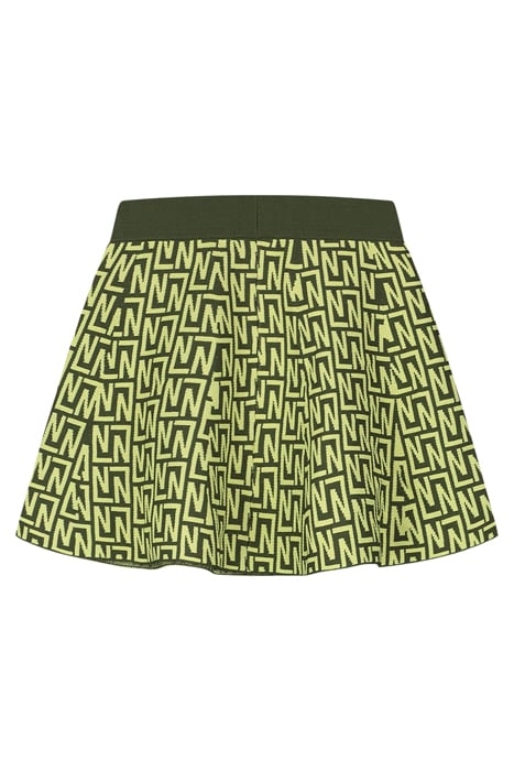 INDIE SKIRT DARK GREEN/BRIGHT GREEN 2