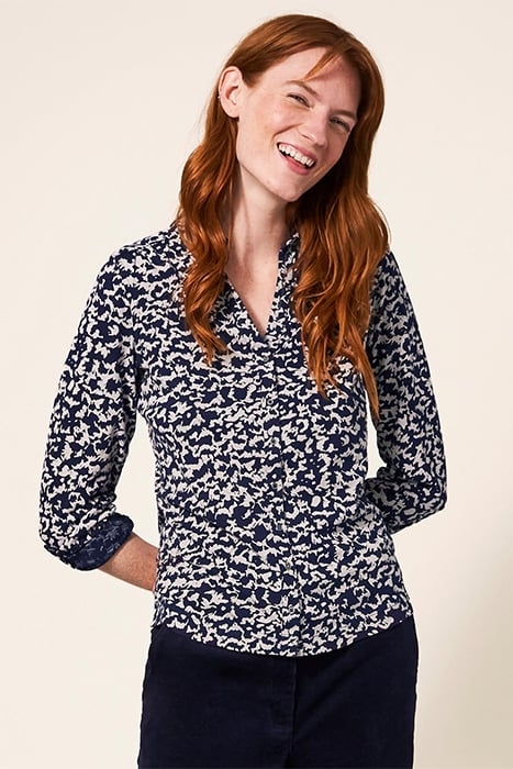 ANNIE JERSEY SHIRT NATURAL PRINTED 4