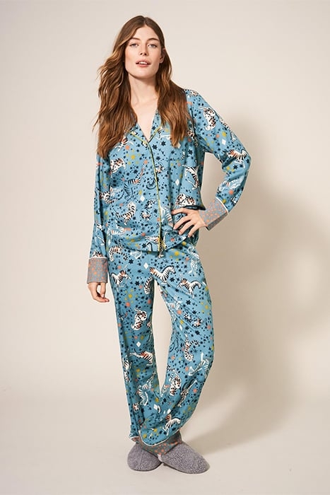 NINA PJ SHIRT BLUE 3
