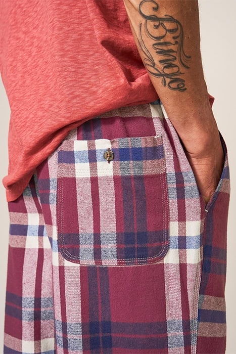 MOORLAND FLANNEL PJ TROUSER PLUM 4