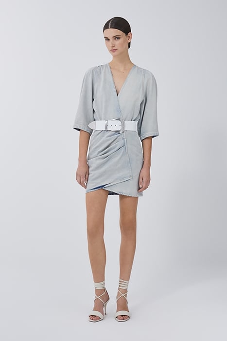 MARCIA DRESS IN BLEACHED BLUE 1