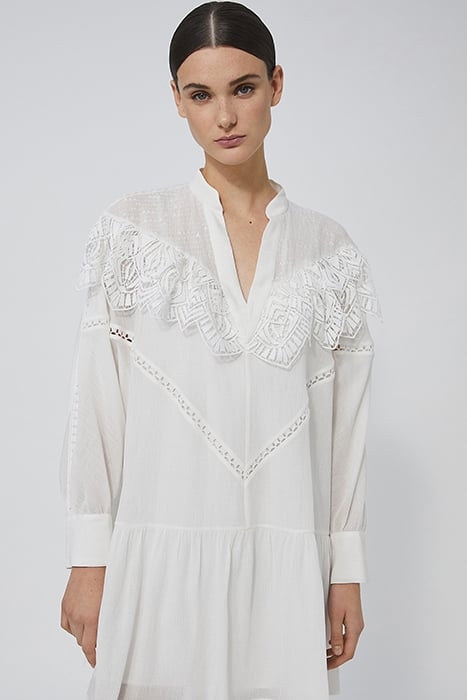 DOVY DRESS IN ECRU 4