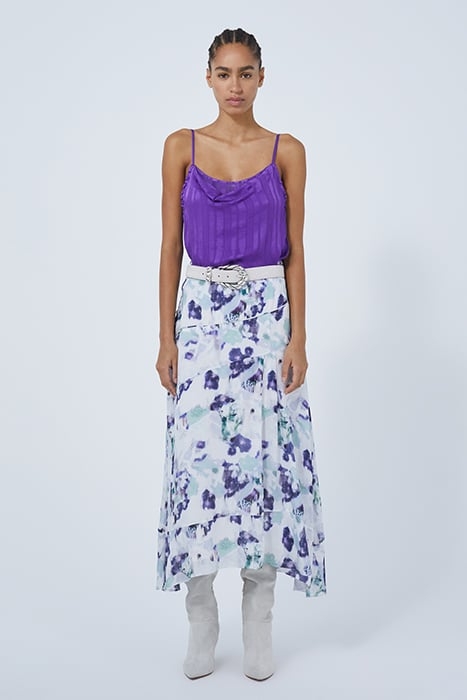 OLLIA SKIRT IN GREEN/PURPLE 3