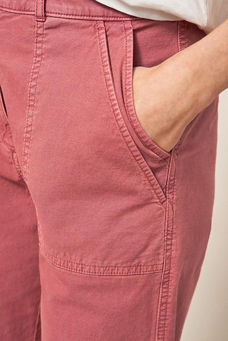 TWISTER CHINO TROUSER MID PLUM 4