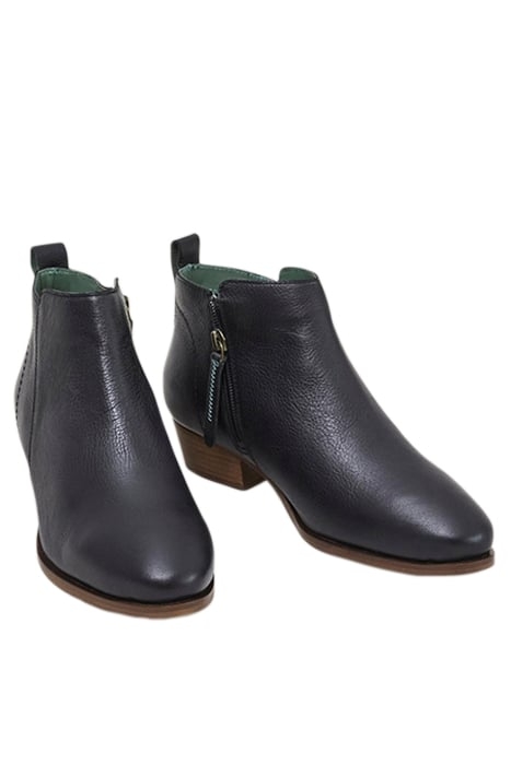 WILLOW LEATHER ANKLE BOOT PURE BLACK 2