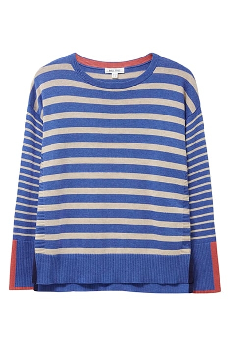 OLIVE STRIPE JUMPER BLUE 3