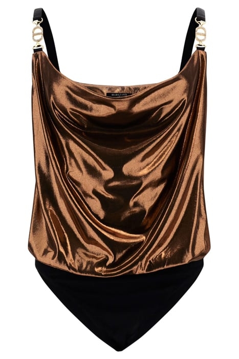 NAOMI BODYSUIT COPPER TOP MULTI 5