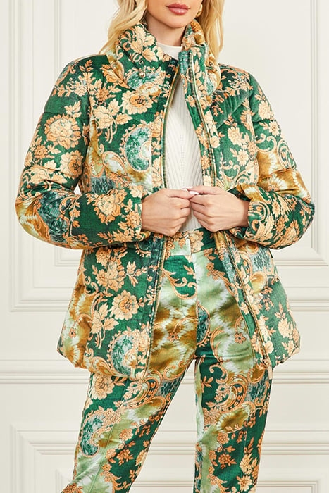 KATRIN PUFFER JACKET HEIRLOOM PRINT 1