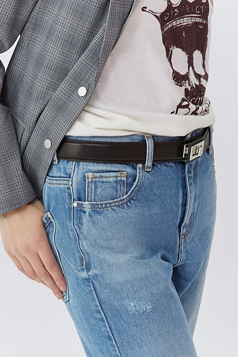 BLUE WATERLESS CROPPED LOW-WAIST BOYFRIEND JEANS 6