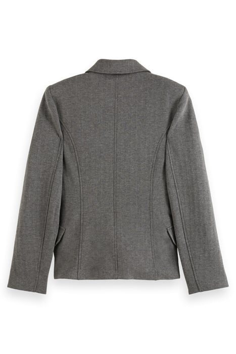 JERSEY TAILORED BLAZER CHARCOAL MELANGE 4