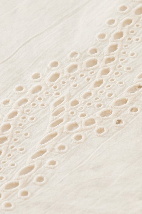 SHIRT WITH BROIDERIE ANGLAISE SOFT ICE 3