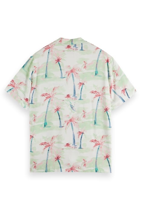 ALLOVER PRINTED VISCOSE SHORT PALMTREE HAWAII AOP 2