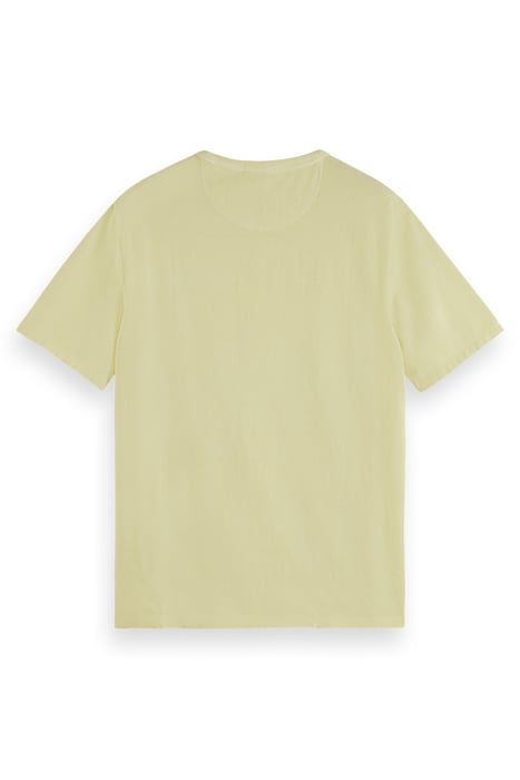 GARMENT DYE POCKET T-SHIRT WASHED NEON YELLOW 2